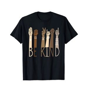 Be Kind- sign language T-shirt
